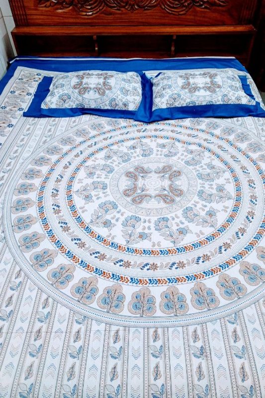 Nakshi Design Bed Sheet