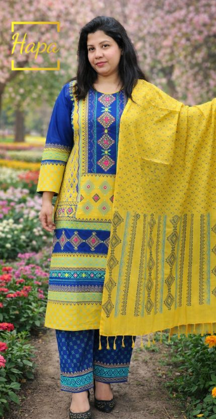 Aarong Slab Cotton 3-Piece